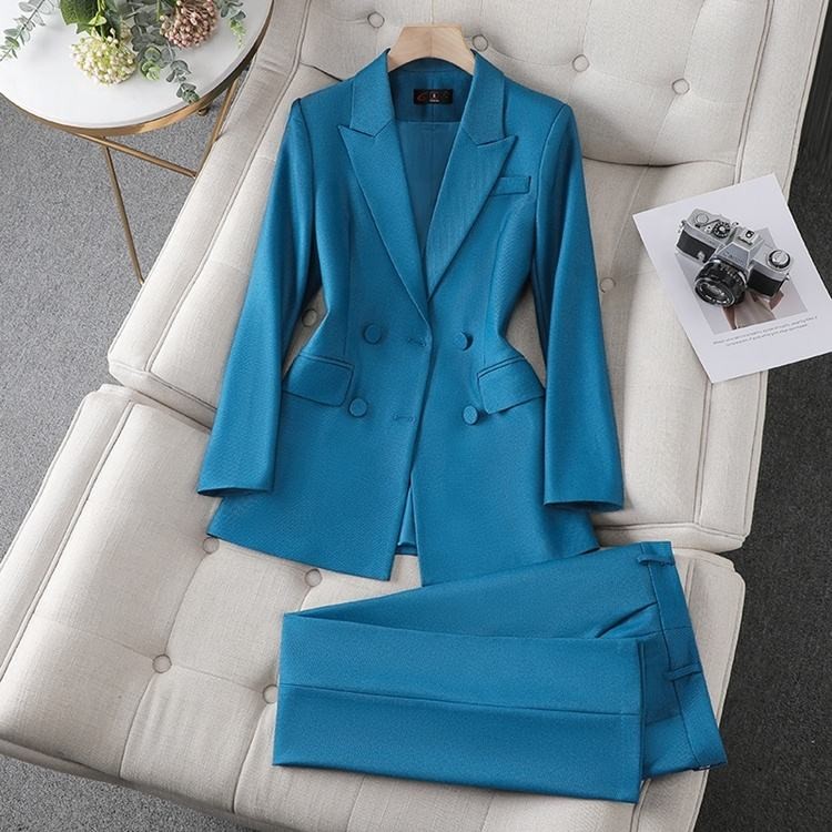 Modern Women Business Suits Clothing Office Work Suit Women's Formal Suit Jacket Pants Two Piece Set Tuxedo